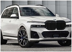 Ảnh phác thảo thiết kế BMW X7 2022