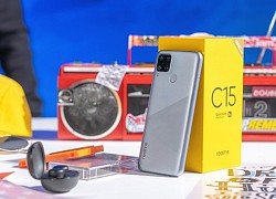 Realme C15 Điện thoại chơi game rất lâu nhờ pin trâu