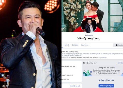 1 ngày sau khi qua đời, Facebook cố NS Vân Quang Long chuyển sang chế độ đặc biệt khiến nhiều người xúc động