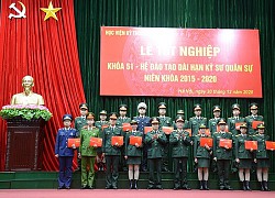 337 kỹ sư quân sự nhận bằng tốt nghiệp