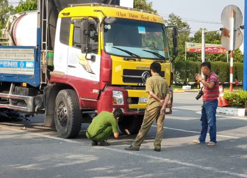 Bị xe tải cuốn vào gầm, nam thanh niên tử vong tại chỗ