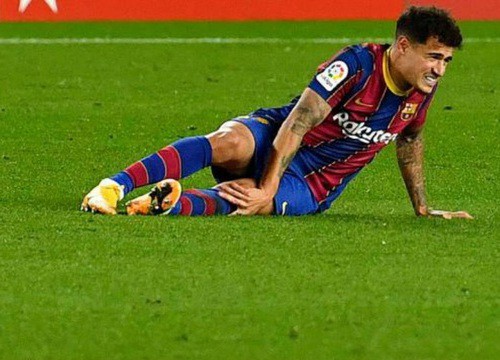 Coutinho chấn thương đầu gối, Barcelona càng thêm khủng hoảng