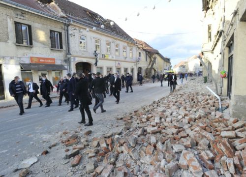 Croatia: Động đất khiến ít nhất 7 người thiệt mạng và hàng chục người khác bị thương