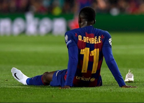 HLV Barca báo tin cực vui từ thương binh Ousmane Dembele