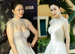 Khoảnh khắc gây sốt Weibo: Tình màn ảnh của Chung Hán Lương khoe vòng 1 như muốn "trào" ra ngoài, ai tin đã 44 tuổi