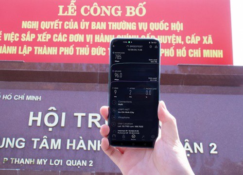 VinaPhone phát sóng 5G tại TP.Thủ Đức