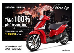 Piaggio Việt Nam hỗ trợ 100% phí trước bạ cho khách mua xe