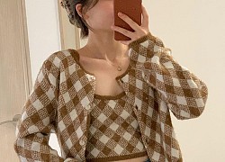 4 chiêu mix đồ với áo len crop top mà gái Hàn "quẩy" thường xuyên, bạn nên ghim để lên đồ cho xịn