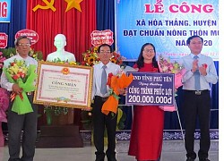 Phú Yên: Công nhận xã Hòa Thắng đạt chuẩn nông thôn mới nâng cao