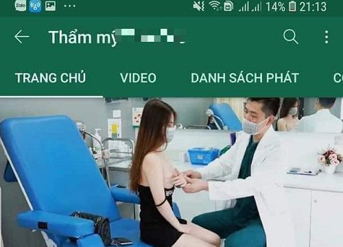 SỐC: Một bệnh viện thẩm mỹ nổi tiếng ở Hà Nội sử dụng hình ảnh nhạy cảm của khách hàng kèm những ngôn từ tục tĩu như trong phim người lớn để quảng cáo