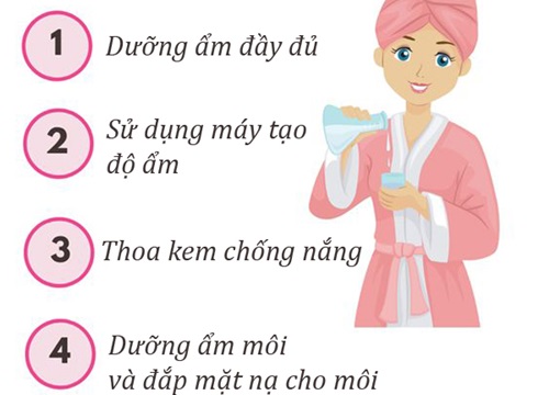 10 mẹo giúp da khỏe đẹp trong mùa đông