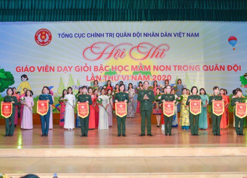 35 cán bộ, giáo viên mầm non trong toàn quân tham gia tranh tài