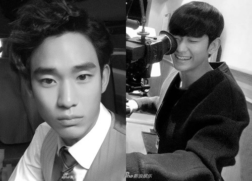 'Cụ giáo' Kim Soo Hyun khoe ảnh đóng 'Vì sao đưa anh tới' 7 năm trước