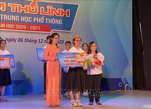 Hội thi 'Đi tìm thủ lĩnh học sinh Trung học phổ thông' năm học 2020-2021