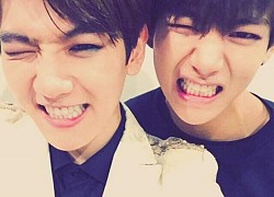 Khoảnh khắc V (BTS) và Baekhyun (EXO) tại MAMA 2014 hot trở lại: Idol 2 tiếng anh em, fan thì 4 tiếng suốt ngày war nhau