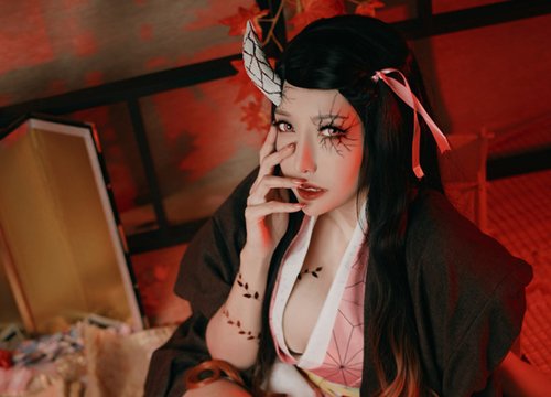 Kimetsu no Yaiba: Ngẩn ngơ ngắm Nezuko phiên bản nữ quỷ chân dài miên man, tâm hồn thì to tròn