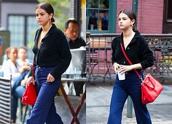 Selena xứng danh là hình mẫu mặc đẹp cho các cô gái thấp bé! Nhìn cô ấy cực kỳ sexy trong chiếc áo len có phom dáng đầy đặn, thực sự quá tuyệt vời