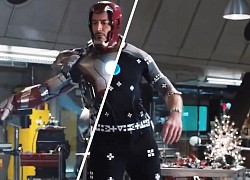 Ảnh hậu trường hé lộ lần đầu tiên Robert Downey Jr. mặc bộ giáp Iron Man