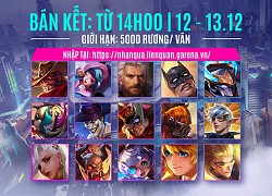 Game thủ Liên Quân sẽ được nhận miễn phí hàng loạt skin chất và tướng hot từ giftcode khi xem trực tiếp AIC 2020