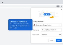 Google cho phép đăng nhập và lưu mật khẩu trên Chrome không cần đồng bộ