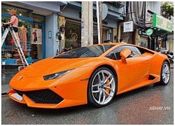 Siêu bò Lamborghini Huracan đẹp lung linh khi &#8220;tắm mưa&#8221; Sài Gòn