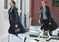 Siêu mẫu Irina Shayk sang chảnh ra phố trong tiết trời tuyệt đẹp ở New York