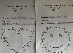 Thầy cô ngày càng 'mặn', đến đề kiểm tra cũng sáng tạo thành 2 biểu cảm: Đề 1 'yêu thương', đề 2 'trầm cảm'