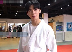 Cha Eun Woo cam chịu để Moon Ga Young trét bánh kem lên người ở hậu trường True Beauty, người hiền đến thế là cùng!