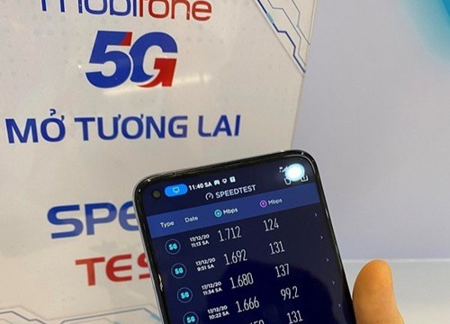 "Choáng" khi đo thử tốc độ 5G tại Việt Nam, cao nhất lên tới 1,7Gbps