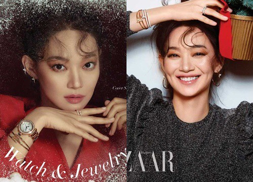 'Hồ ly 9 đuôi' Shin Min Ah đẹp xuất sắc đón Giáng sinh