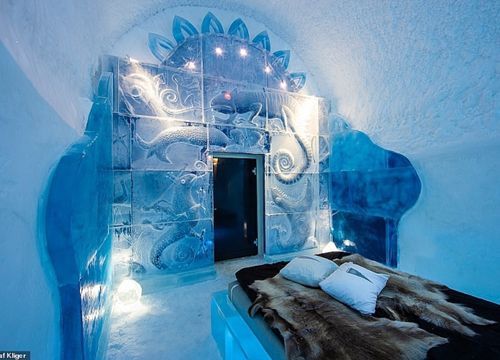 Những hình ảnh đầu tiên về khách sạn Icehotel, Thụy Điển trong tương lai