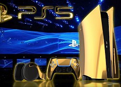 Sony PS5 có phiên bản mạ vàng và platinum, giá 10.851 USD