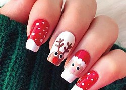 Gợi ý loạt mẫu nail Noel cực xinh cho chị em đi chơi