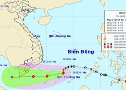 Không khí lạnh suy yếu, bão số 14 khả năng mạnh thêm