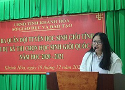 Lễ ra quân đội tuyển dự thi học sinh giỏi quốc gia