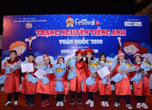 Một huyện có 9 học sinh đạt giải cao tại Festival Trạng nguyên Tiếng Anh