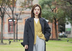 Street style Châu Á: Áo khoác dạ dáng dài phủ sóng, rất nhiều cách mix hay