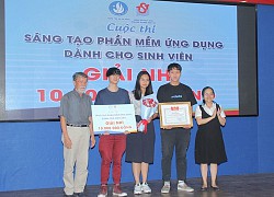 Trao giải cuộc thi Sáng tạo phần mềm dành cho sinh viên năm 2020