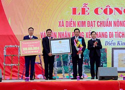 Xã Diễn Kim (Diễn Châu) đón Bằng công nhận đạt chuẩn Nông thôn mới