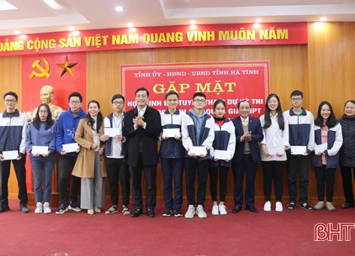 100 học sinh Hà Tĩnh tham dự Kỳ thi Học sinh giỏi quốc gia vào cuối tháng 12