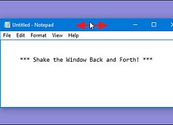 Microsoft định bỏ tính năng 'Shake to Minimize' của Windows 10