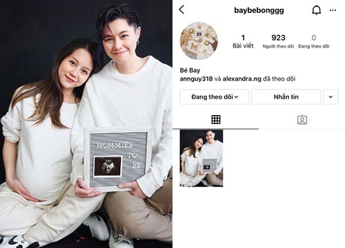 An Nguy vừa lập Instagram riêng cho con đầu lòng, lượt follow đã tăng chóng mặt: Nhìn là biết em bé hot nhất nhì Vbiz rồi!