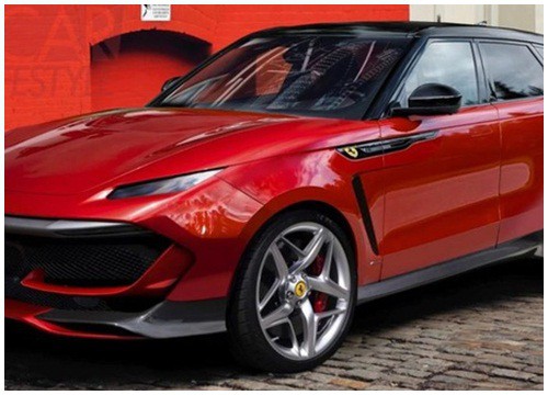 Xôn xao hình ảnh được cho là chiếc SUV đầu tiên của Ferrari