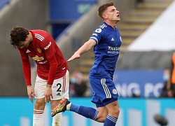 Hàng thủ lỏng lẻo, Man Utd tuột chiến thắng trước Leicester