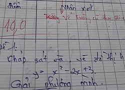 Kiểm tra điểm 10, nữ sinh vẫn nhận lời phê 'đắng lòng'