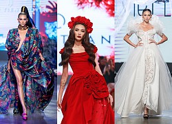 Siêu mẫu Võ Hoàng Yến biến hóa đa sắc khi làm Vedette tại Vietnam International Fashion Festival