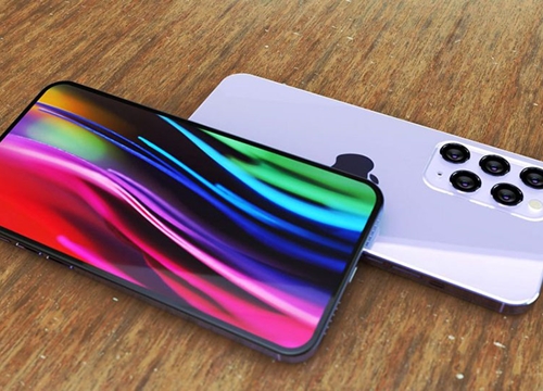 Concept iPhone 12 Pro Max có màn hình "đục lỗ", 5 camera sau