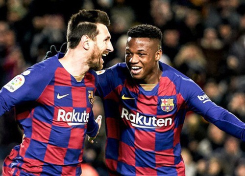 Kết quả Barca 2-1 Levante: 2 lần Messi kiến tạo, Fati lập cú đúp xâu kim