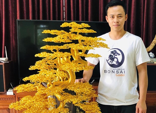 "Siêu cây" bonsai từ dây đồng, nhôm, đẹp như cây thật, giá bạc triệu