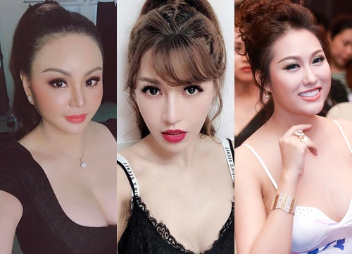 Ba 'nữ hoàng dao kéo' có vòng một lớn nhất showbiz Việt